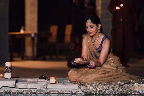 Kostnadsfri bild av diwali, kvinna, modefotografi