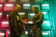 Man and Woman Shaking Hands