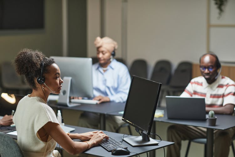 People Working In The Office