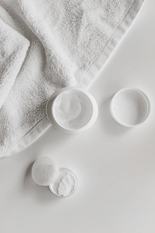 Free Close-Up Shot of Skincare Products Stock Photo