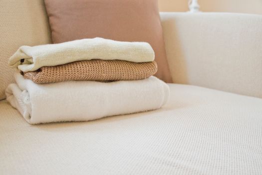 folded knitwear