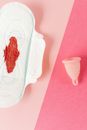 White Ceramic Sink With Red and Black Butterfly Print