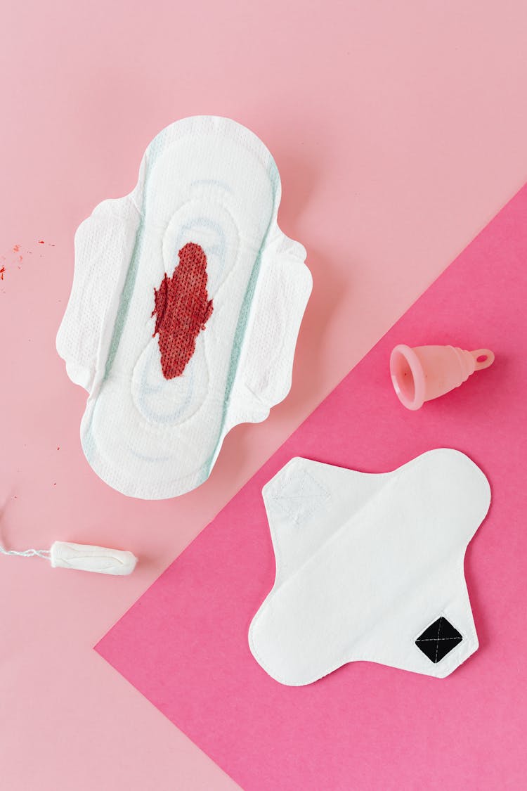 Blood On A Sanitary Napkin