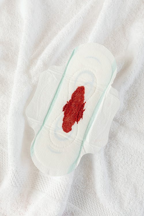 A Pad with Blood