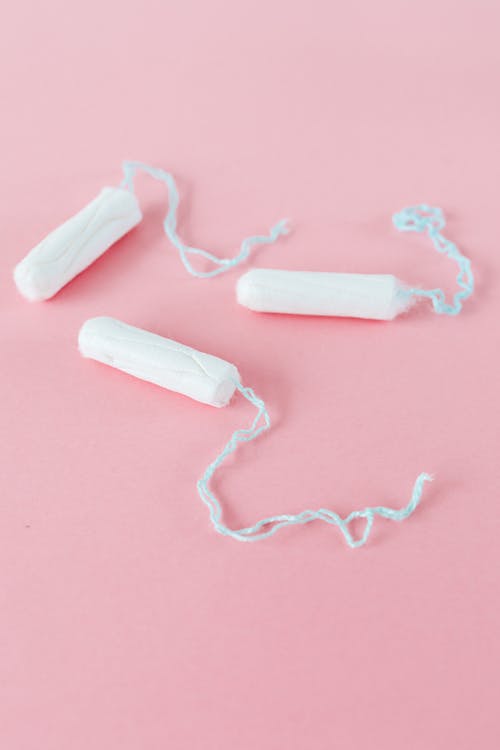 A Three Tampon on Pink Surface