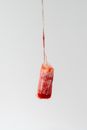 Red and White Candy Wrapper