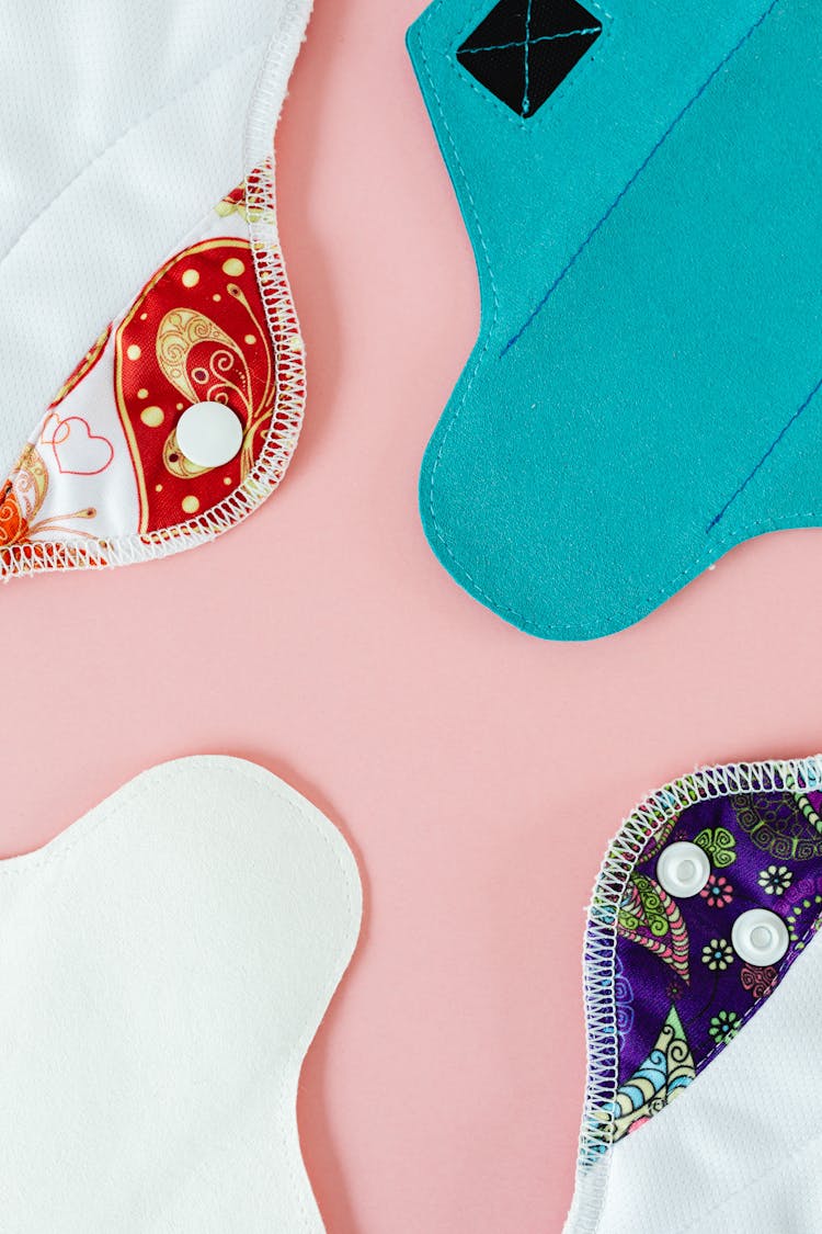 Close-Up Shot Of Menstrual Pads 