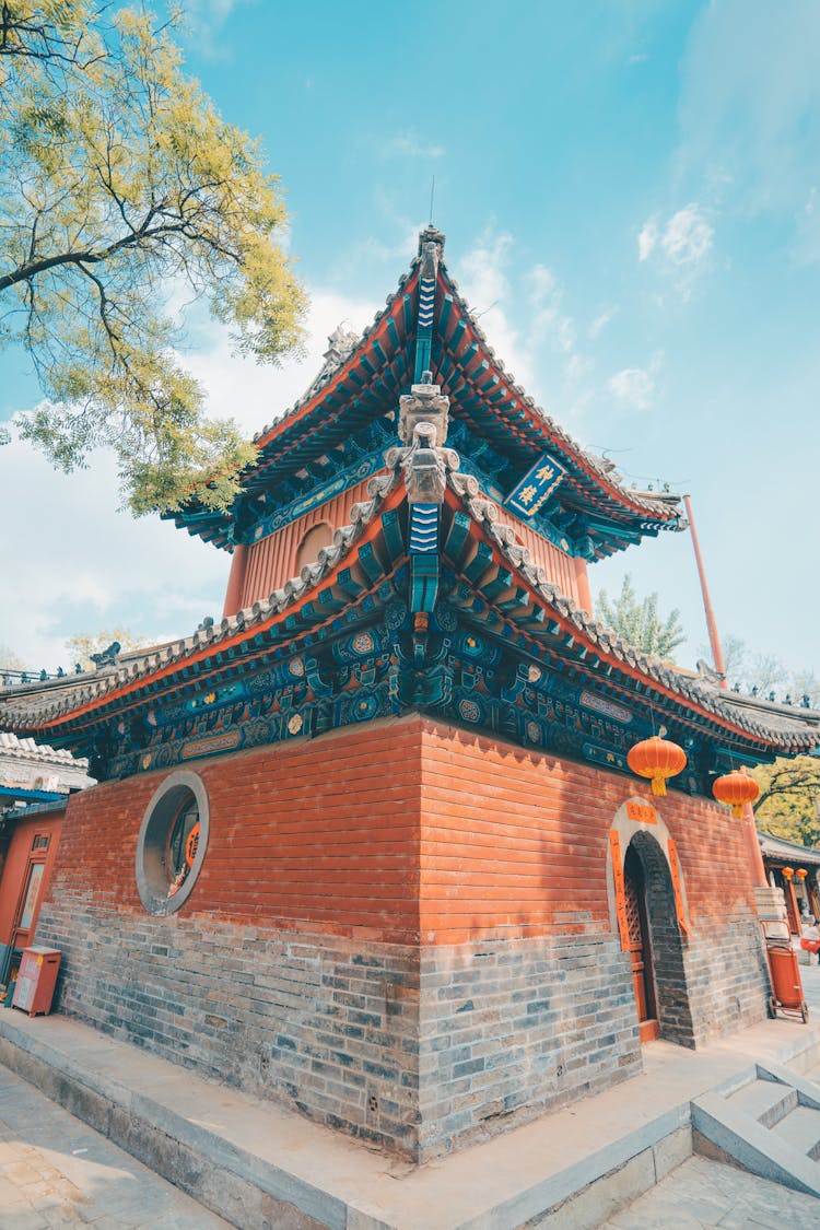 Corner Of Buddhist Temple