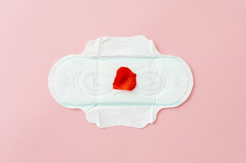 Fotos de stock gratuitas de almohadilla menstrual, flatlay, menstruación