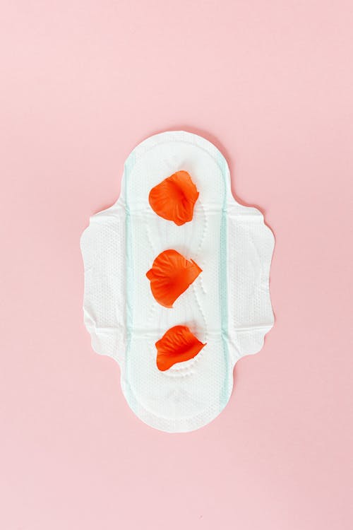 Fotos de stock gratuitas de almohadilla menstrual, flatlay, menstruación
