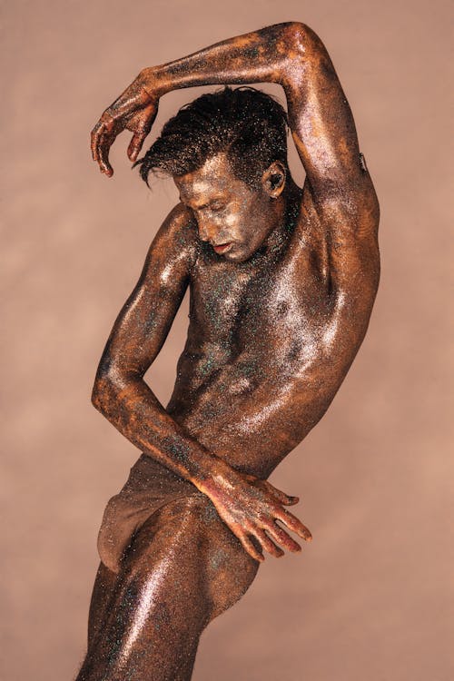 人, 半裸, 垂直拍攝 的 免費圖庫相片