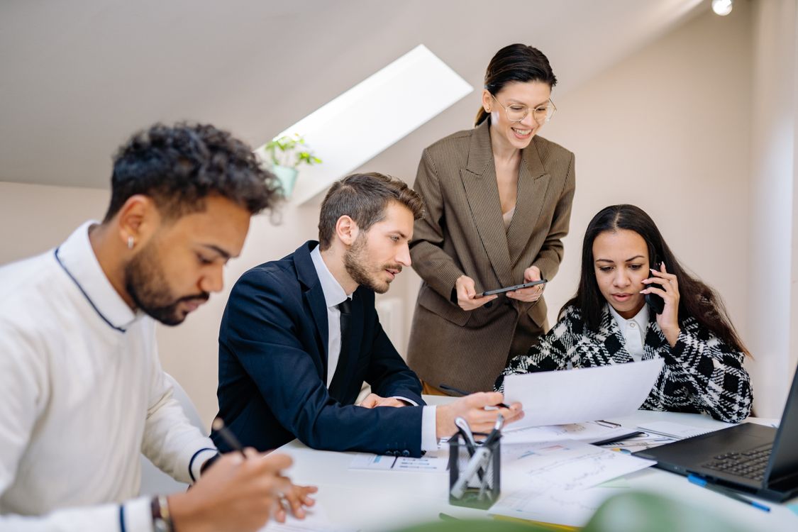 Coworkers in the Office · Free Stock Photo