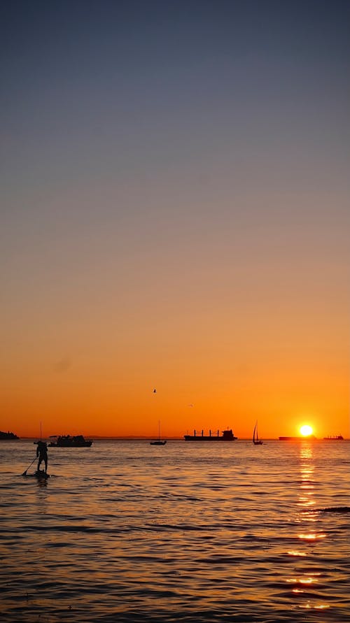 Fotos de stock gratuitas de amarillo suave, hermoso atardecer, hora dorada