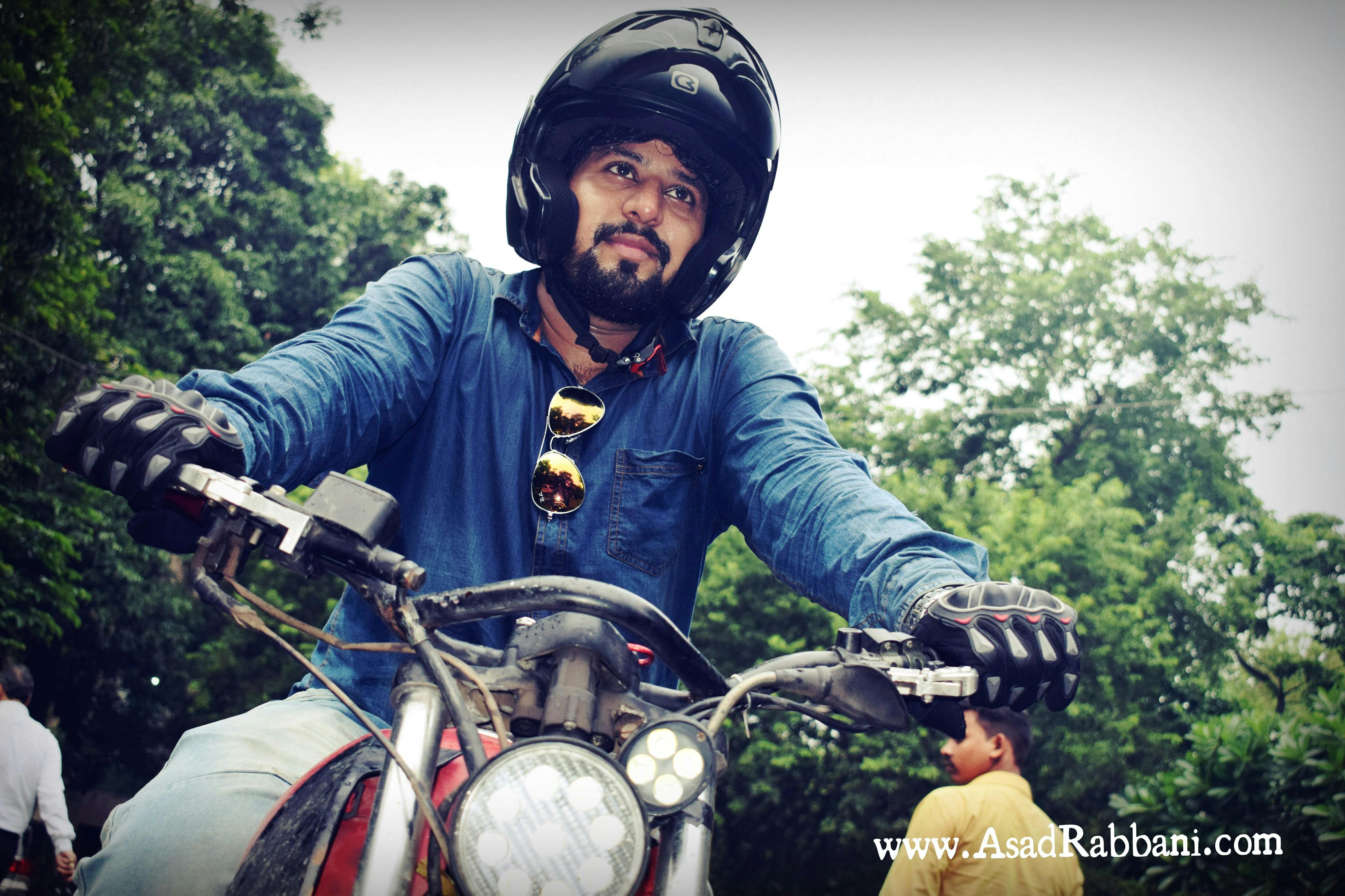 Free stock photo of Bajaj_pulsar, bike rider, biker