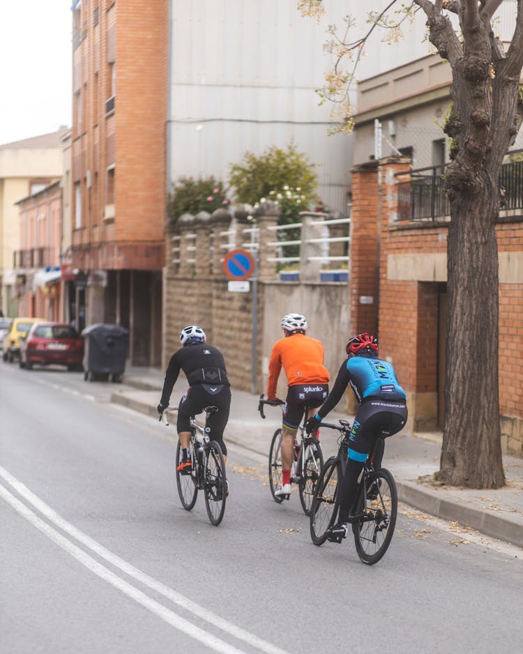 People Riding Bikes