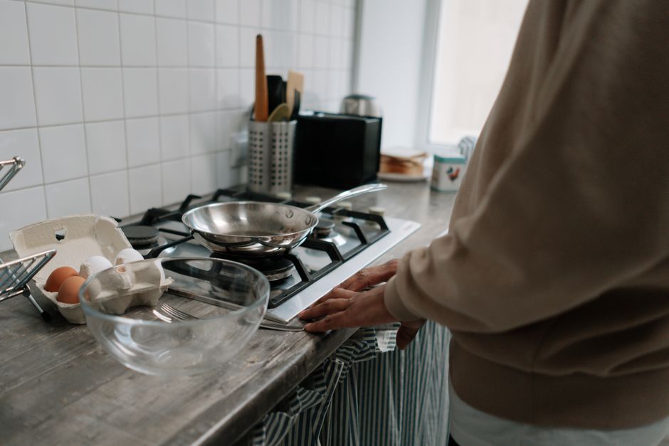 kitchen counter routine setup cozy home lifestyle photo 1