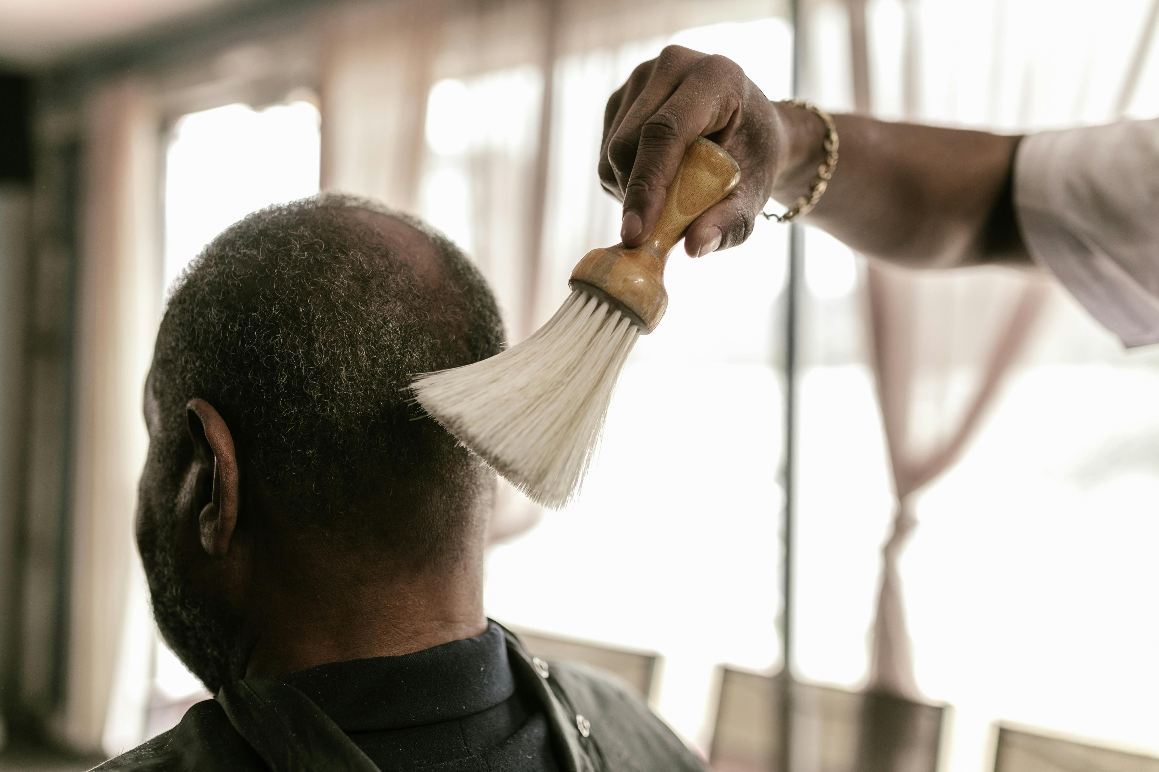 Interior de una barbería