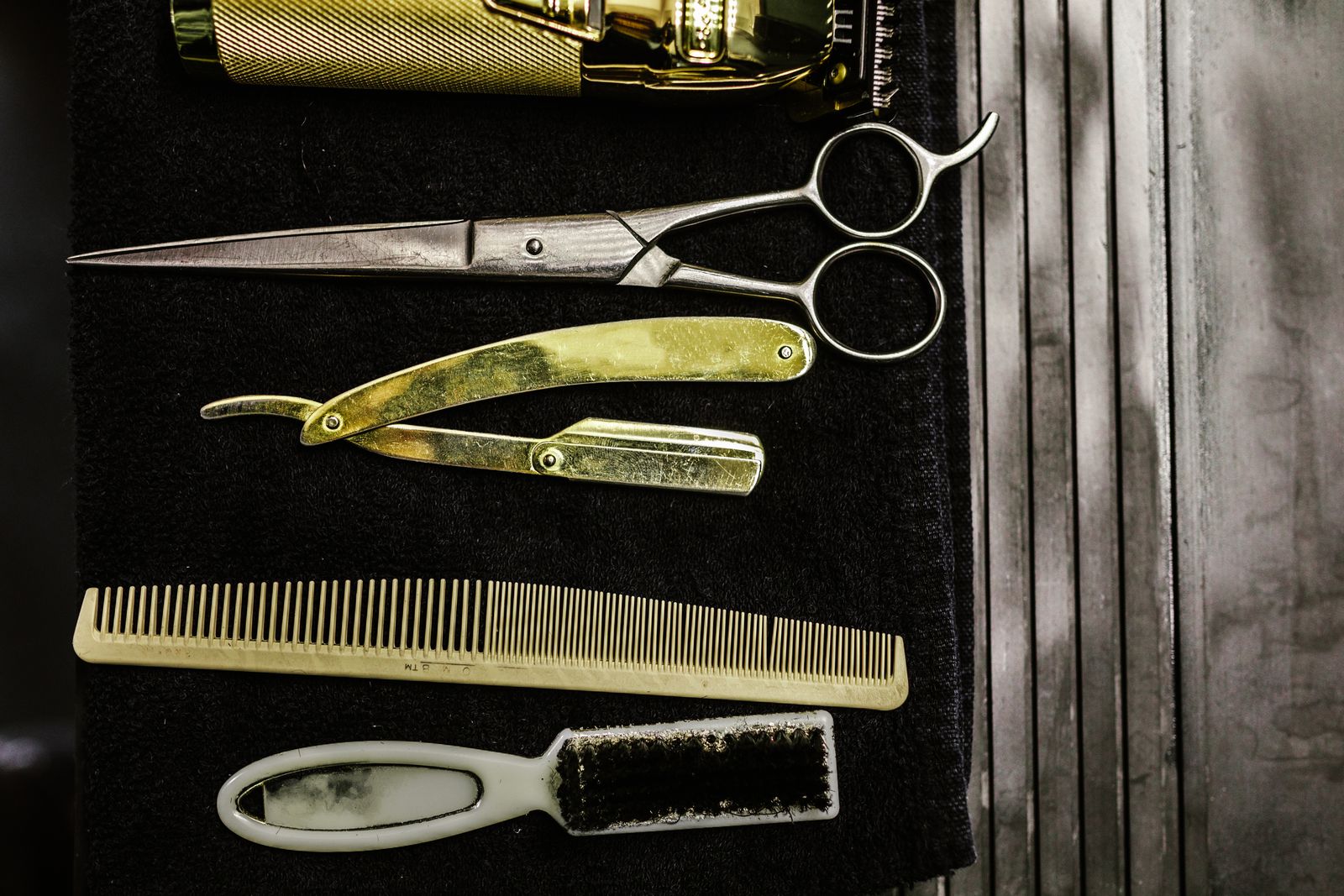 Close detail work helps an at-home appointment feel as sharp as a barbershop visit.