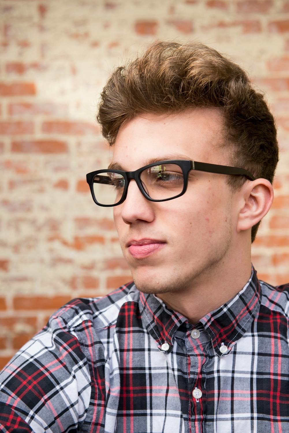 Man Wearing Black Framed Eyeglasses · Free Stock Photo