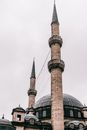 Mosque under Gloomy Skies