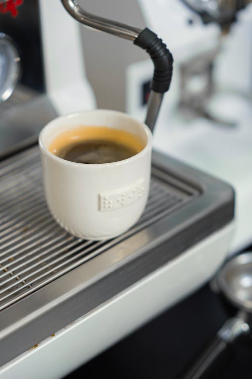 Close-Up Shot of a Cup of Coffee