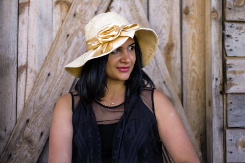 A Portrait of a Woman in a Sun Hat