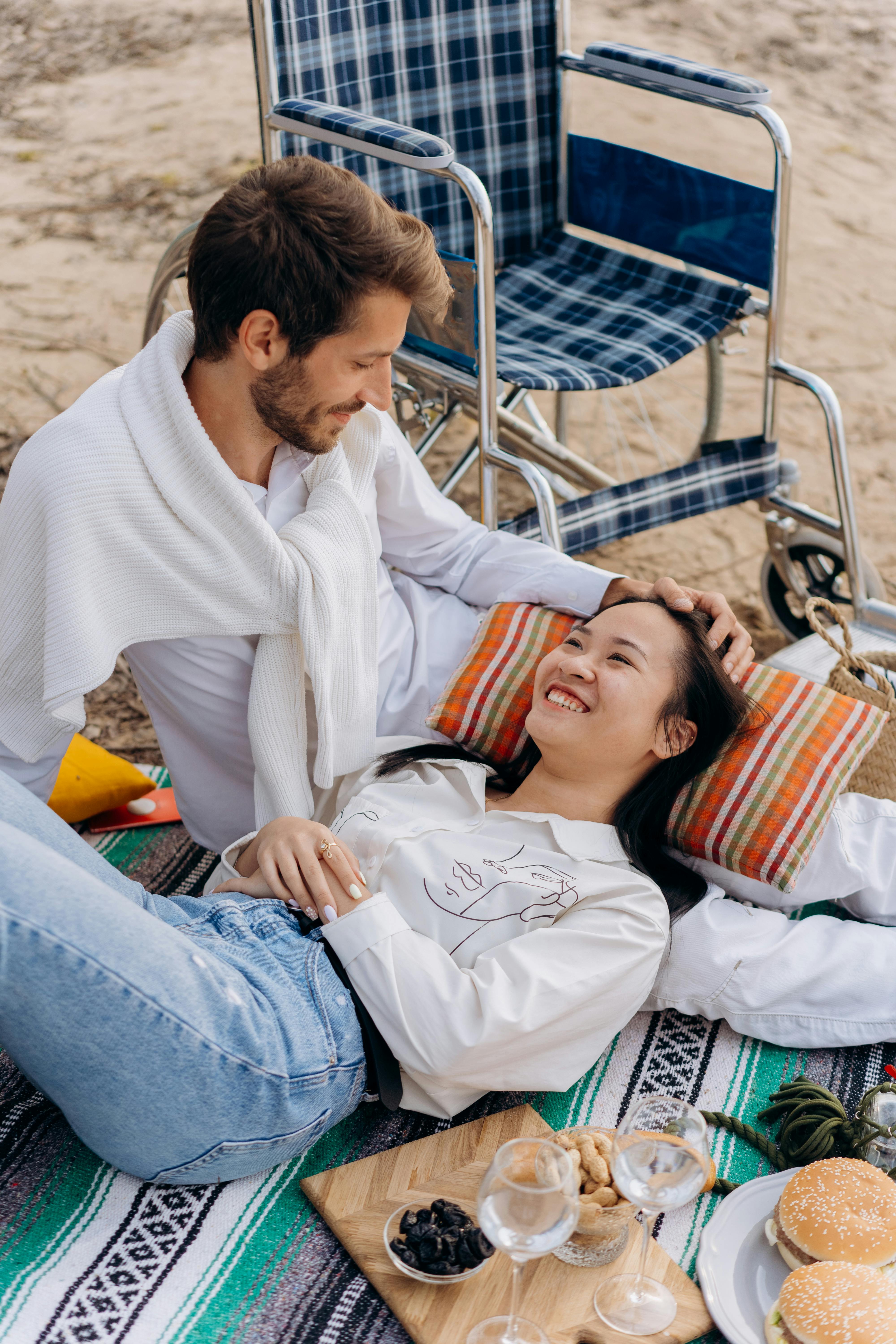 Guy Touching Girlfriends Hairs Stock Image  Image of touching girl  10703101