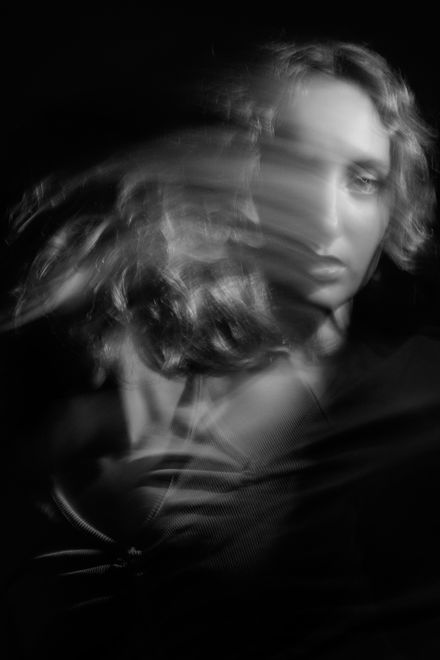 Black and white portrait, photo by Delia Rayma on Pexels