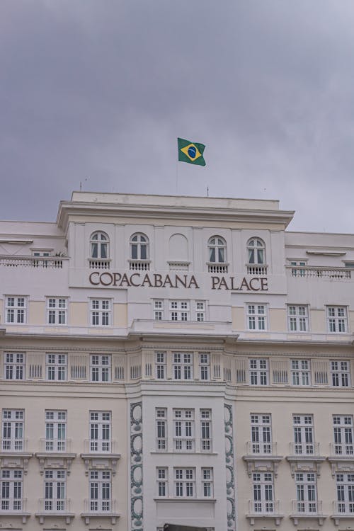 Free The Copacabana Palace Hotel at Rio De Janeiro Stock Photo