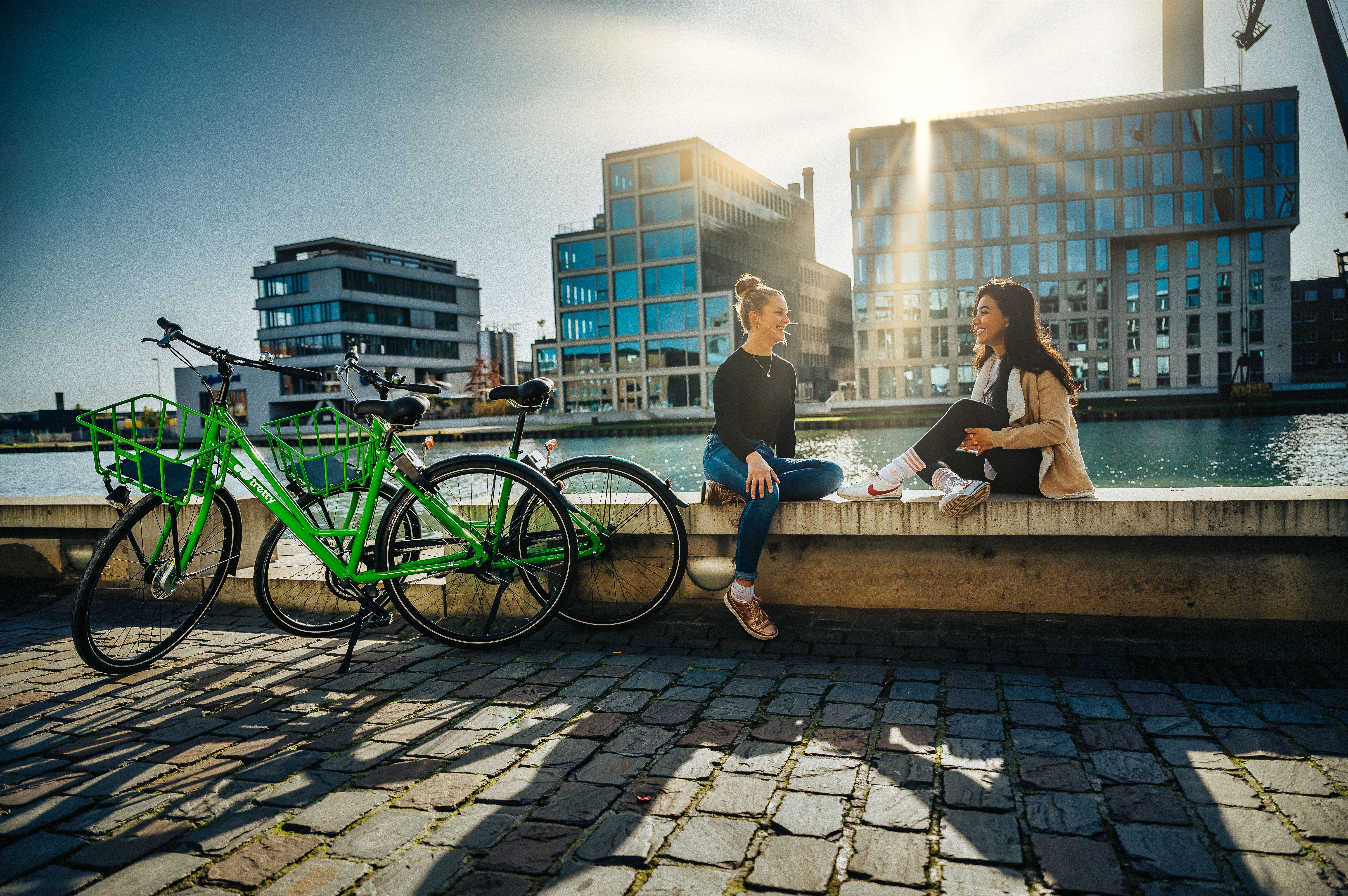 Komfortables Stadtrad für urbane Touren