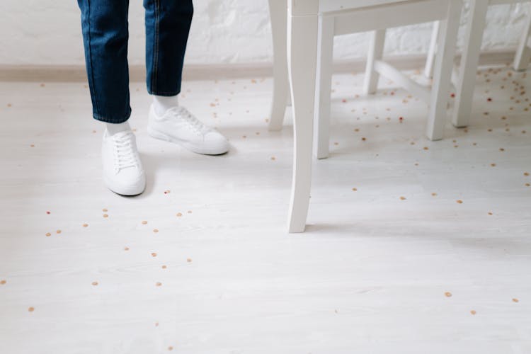 Cornflakes Scattered On The Floor