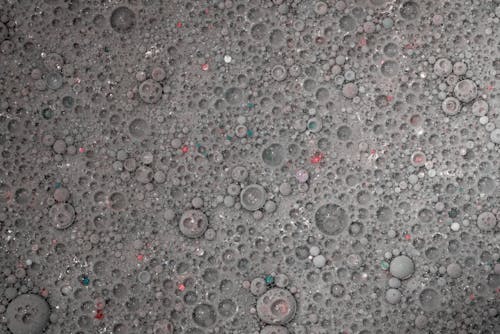 Free Photograph of Round Gray Bubbles Stock Photo