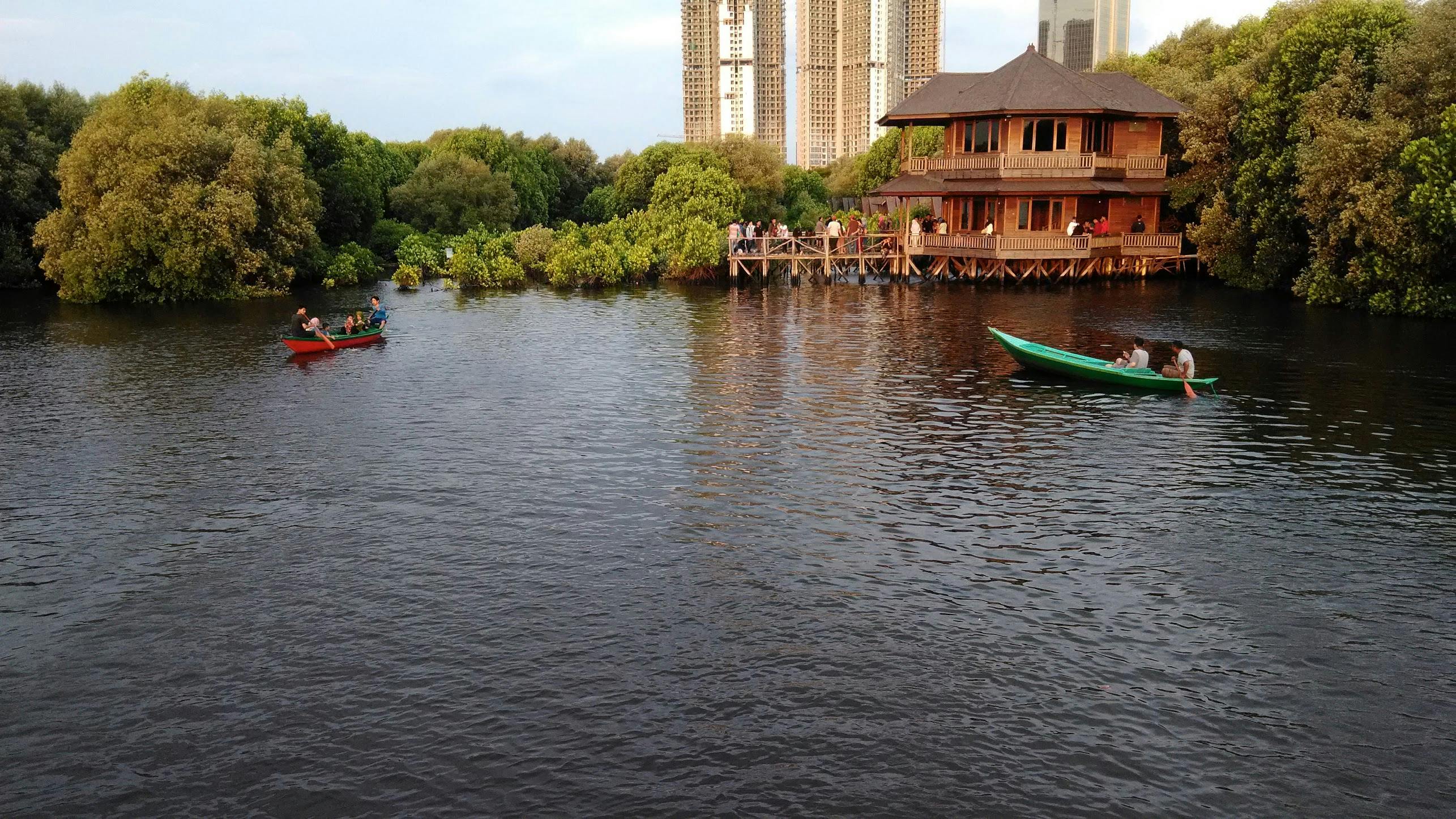 Free stock photo of #boat #swamp #house #vacation #holiday #jakarta