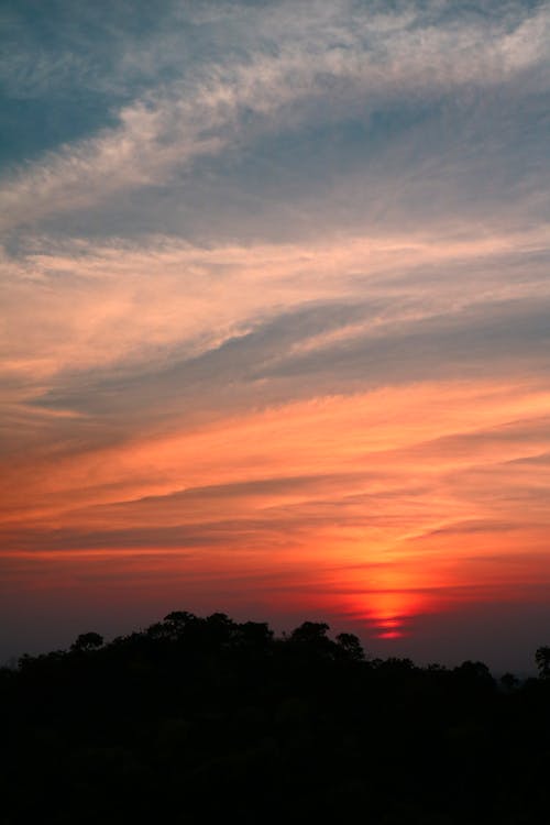 Free stock photo of golden hour, layers, sunset