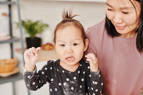 アジアの女性, アジアの子供, かわいらしいの無料の写真素材