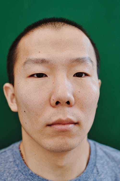 Close-Up Photograph of a Man's Face