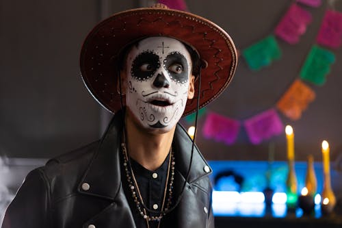 dia de los muertos, おとこ, コスチュームの無料の写真素材