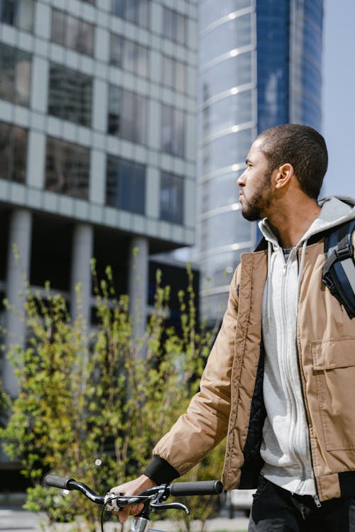 Man in Brown Jacket