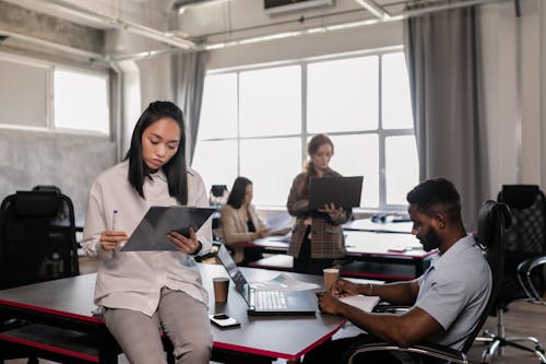 People Working in an Office