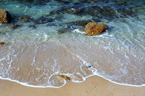 Onde Del Mare In Riva Al Mare