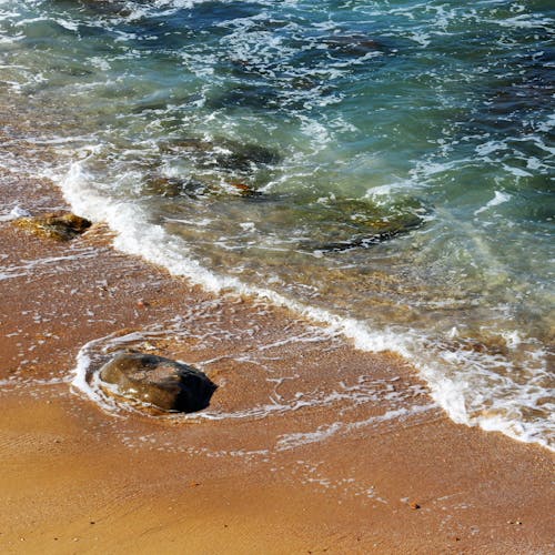 Time Lapse Photo of Sea Wave