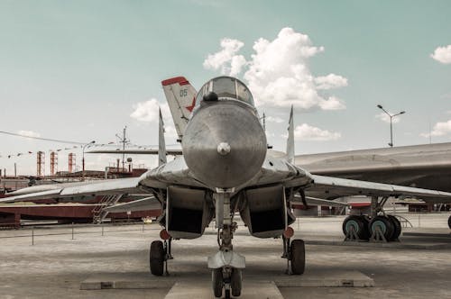 Free Photograph of a Gray Fighter Jet Stock Photo