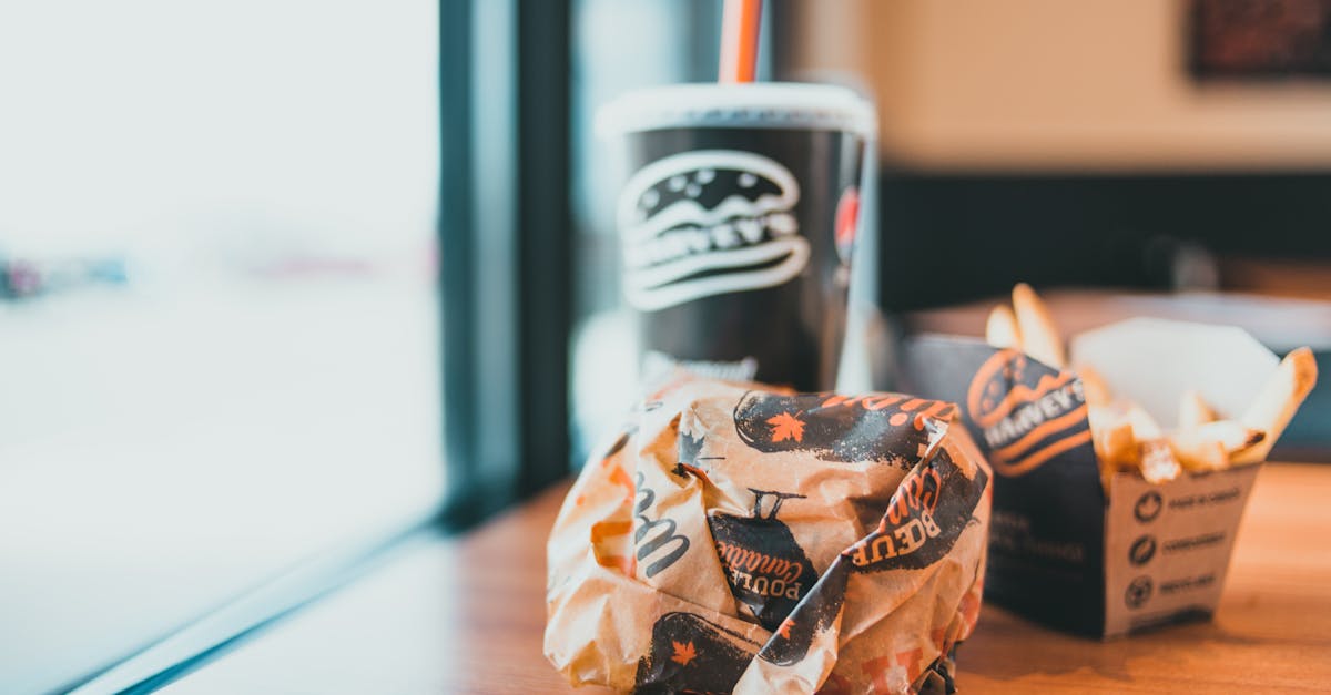 Soda Fountain Drinks In A Fast Food Restaurant