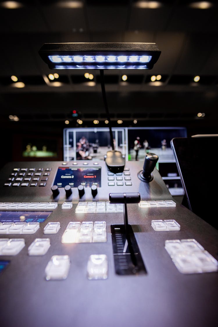 Music Console In Modern Studio