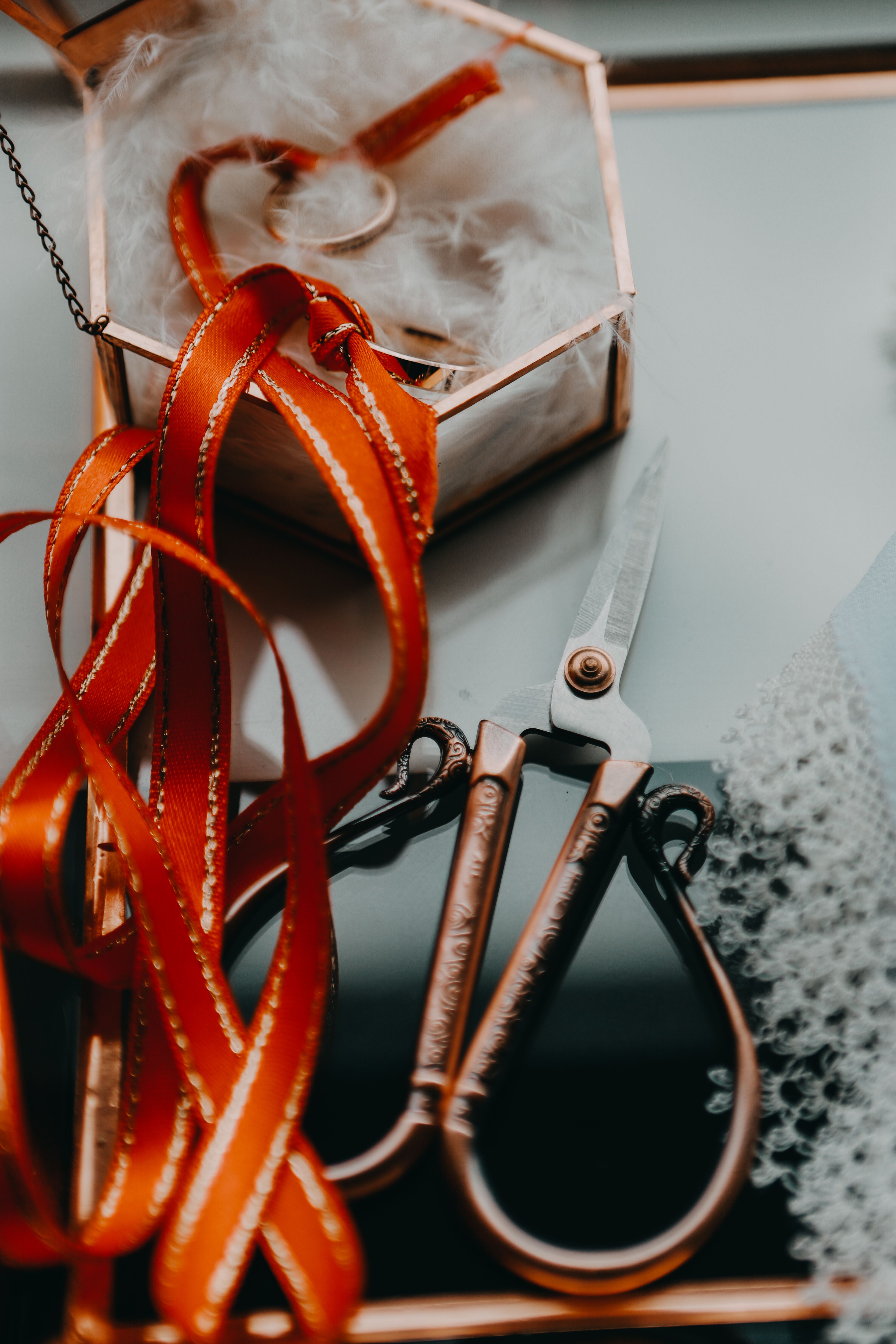 Ribbon and Scissors · Free Stock Photo