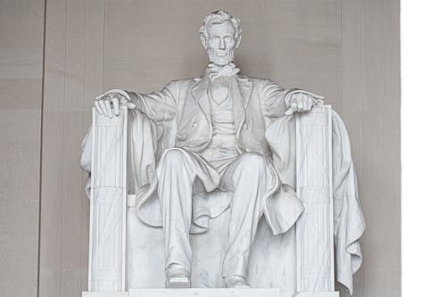 Free Statue of Abraham Lincoln Stock Photo
