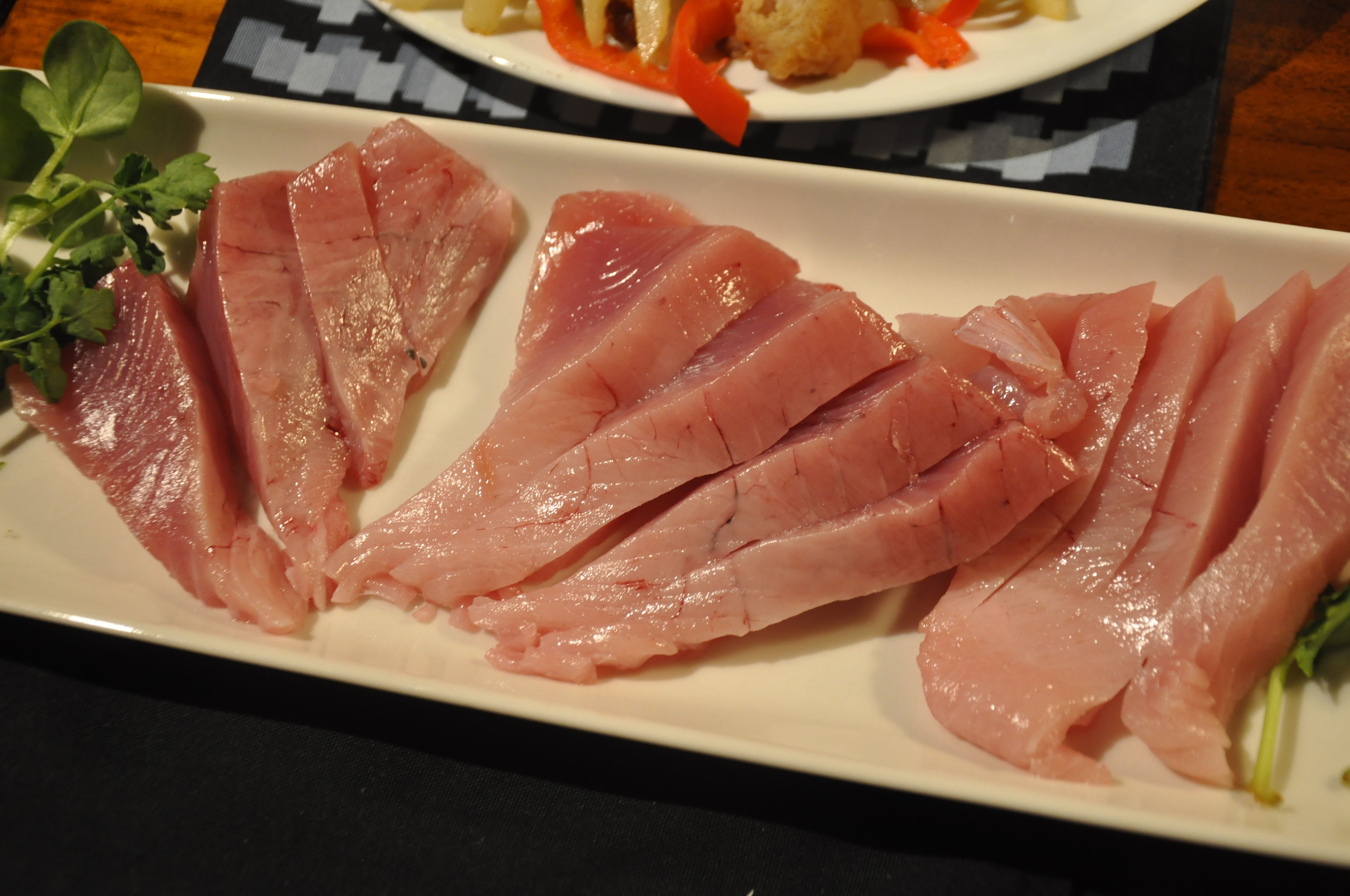 Free stock photo of tuna sashimi