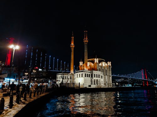 Free stock photo of bosphorus, istanbul, night