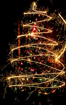 Free stock photo of holiday, lights, long-exposure, design