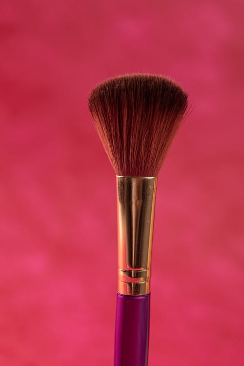 A Close-up Shot of a Makeup Brush